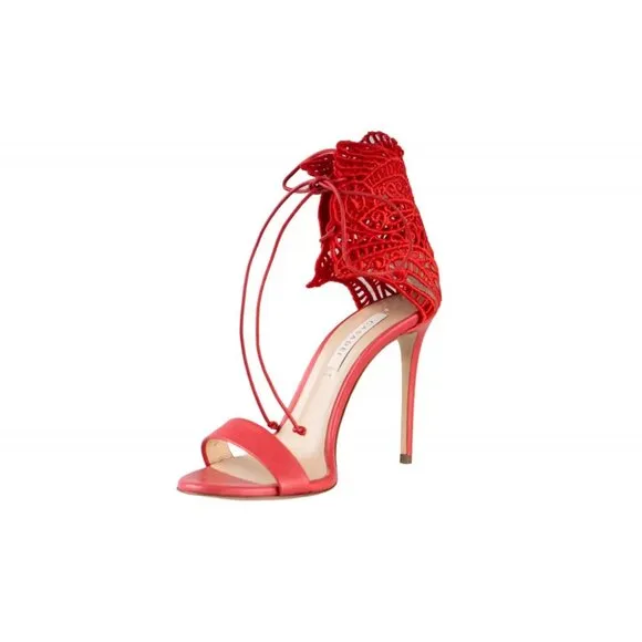 NWOT Casadei Crochet Leather Sandals size 6