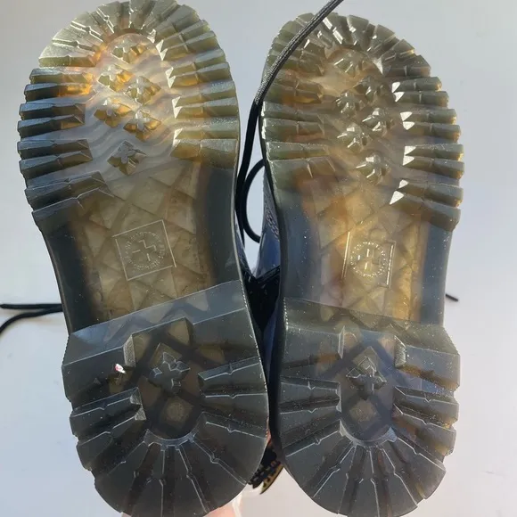 NWOT Dr. Martens Toddler 1460 Patent Woodland Lace Up Boots Size 13