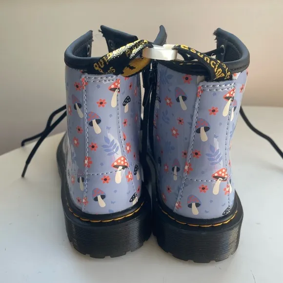 NWOT Dr. Martens Toddler 1460 Patent Woodland Lace Up Boots Size 13