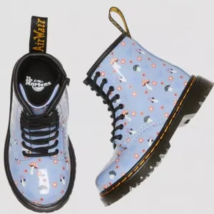 NWOT Dr. Martens Toddler 1460 Patent Woodland Lace Up Boots Size 13