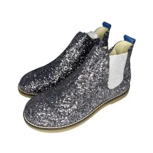 NWOT Mini Boden Glittery Ankle Boots Size 33 (2)