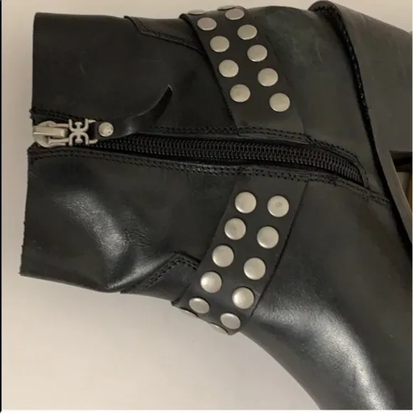 NWOT Sam Edelman Studded Biker Ankle Booties Boots