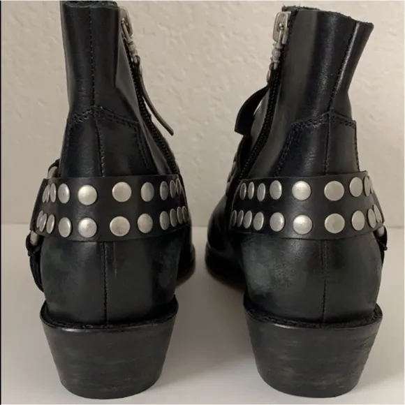 NWOT Sam Edelman Studded Biker Ankle Booties Boots