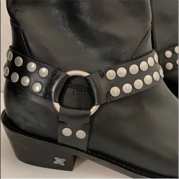 NWOT Sam Edelman Studded Biker Ankle Booties Boots