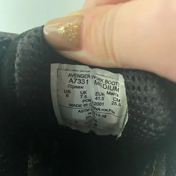 NWOT Avenger Ripsaw Workboot