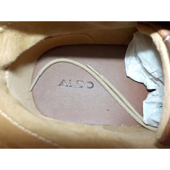 NWT Aldo Laird Chukka Low Boots Men's Brown Round Toe Lace Up Size 13