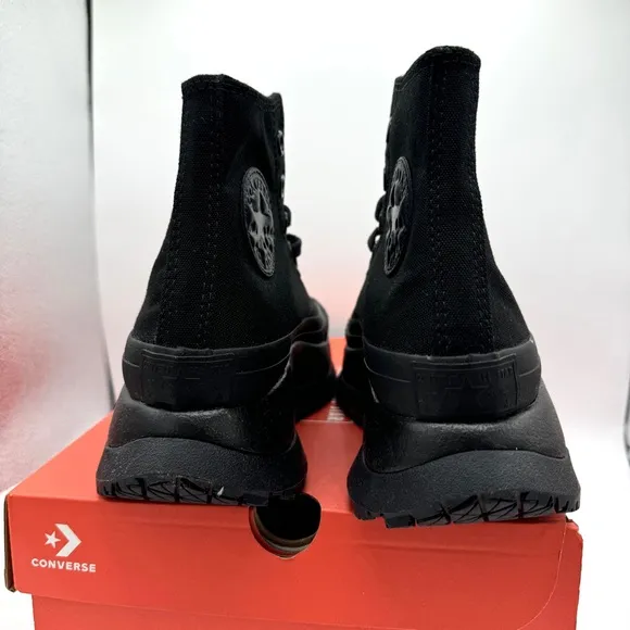 NWT Converse Chuck 70 At-CX Hi All Black Platform High Tops Triple Black Unisex