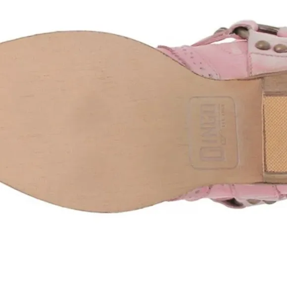 NWT Dingo Gummy Bear Snip Toe Cowboy Booties Womens Pink  Casual Boots 9.5