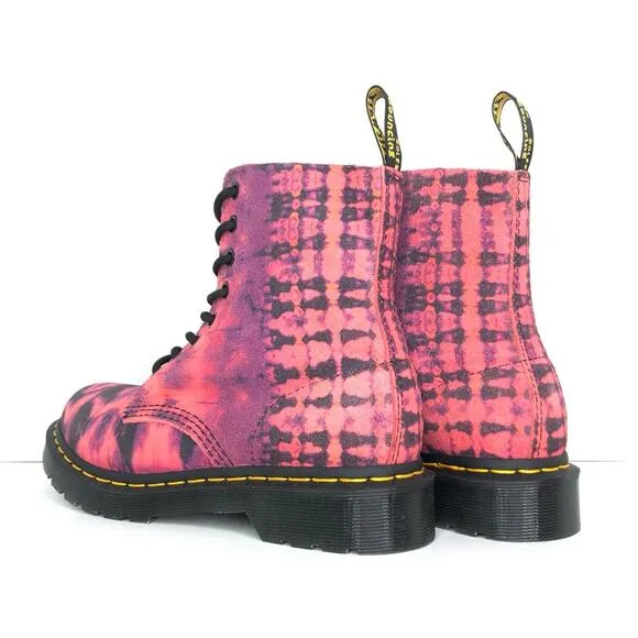 NWT Dr Martens Purple Tie Dye 1460 Lace Up Ankle Boots Women’s 7 Shoes