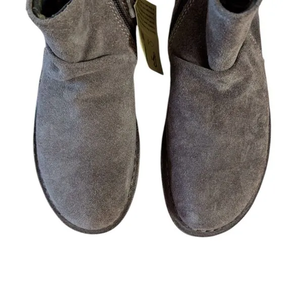 NWT Fly London EUR 39 US 8.5 9 Ankle Slouch Boot Taupe Oil Suede Boho Lagenlook