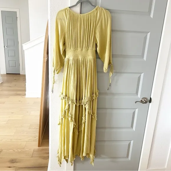NWT Free People In Your Dreams Maxi Dress Dried Moss