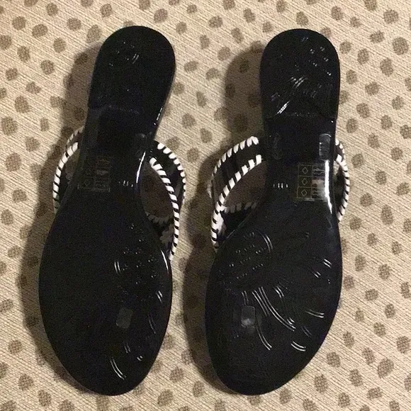 NWT Jack Rogers black jelly sandals size 11