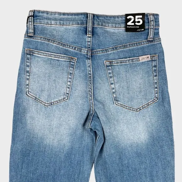 NWT Joe's Jeans Blue Ursula Boyfriend Crop Jeans Women's Size 25