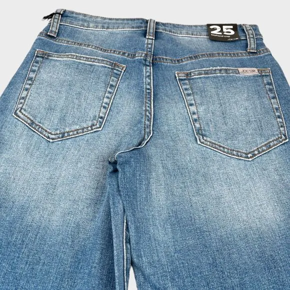NWT Joe's Jeans Blue Ursula Boyfriend Crop Jeans Women's Size 25