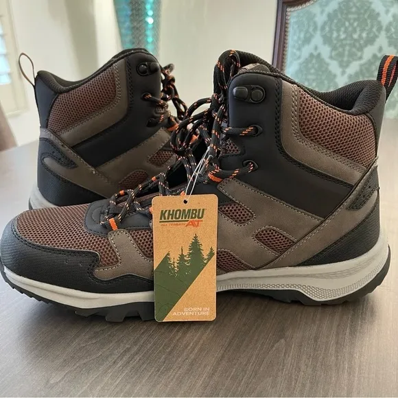 NWT! Khombu Men's Atwood Waterproof Hiking outdoors Boots size 10.5
