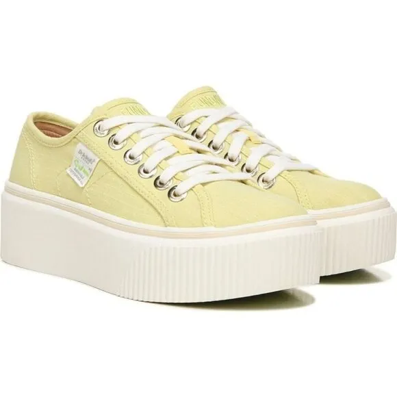 NWT NIB Dr. Scholl's Shoes Funday Comfort Insole Sneaker Yellow Size 9