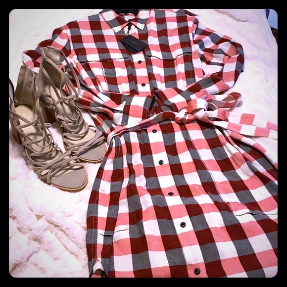 NWT Rag &amp; Bone Red/Ivory Beck Dress