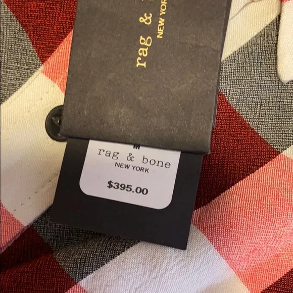 NWT Rag &amp; Bone Red/Ivory Beck Dress