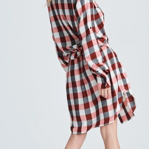 NWT Rag &amp; Bone Red/Ivory Beck Dress