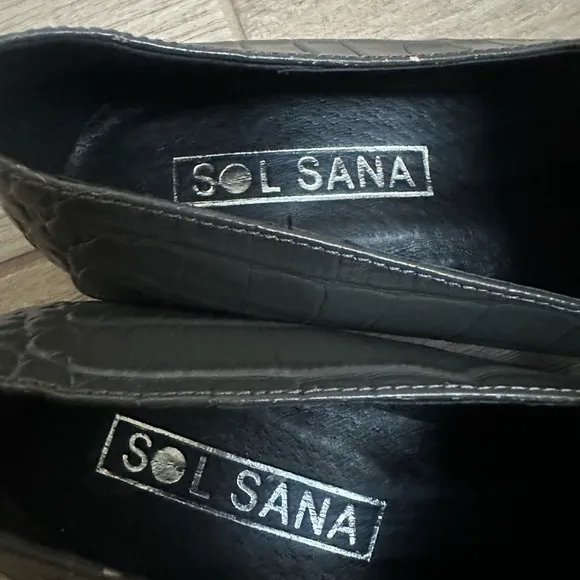 NWT Sol Sana Gray Loafers Shoes