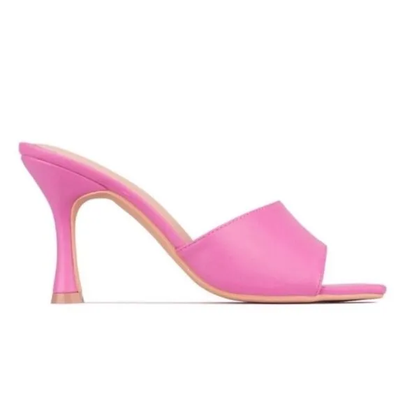NWT Stay Fearless Heeled Sandals - Pink Size 6