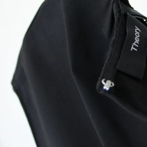 NWT Theory Shirred Neck Dress– Work to Evening Staple
