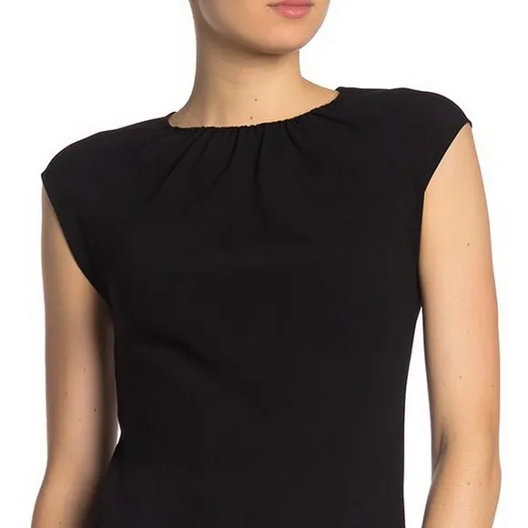 NWT Theory Shirred Neck Dress– Work to Evening Staple