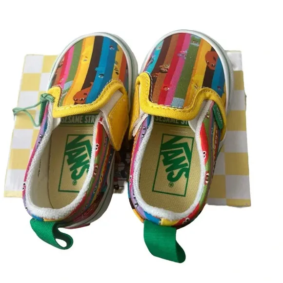 NWT Vans x Seasame Street Slip On Shoes