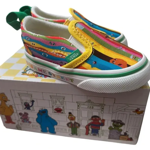 NWT Vans x Seasame Street Slip On Shoes