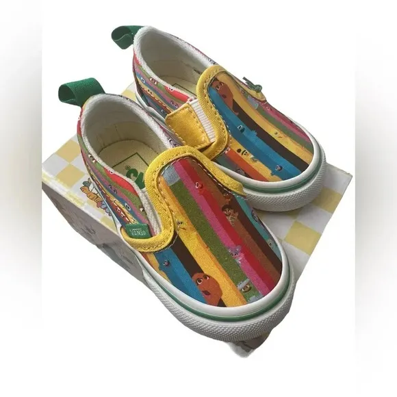 NWT Vans x Seasame Street Slip On Shoes