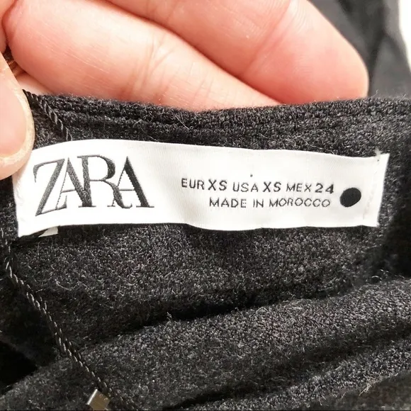 🌸🌼NWT ZARA Front Twist Knot Midi Skirt