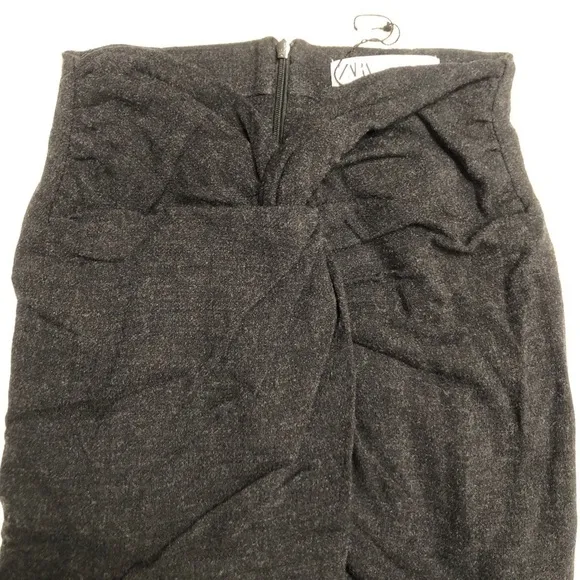 🌸🌼NWT ZARA Front Twist Knot Midi Skirt