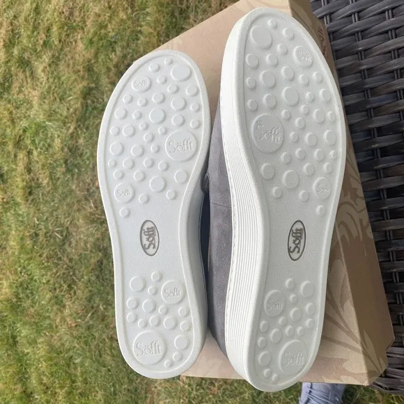 NWT/NIB Sofft Women Somers Slip On Shoes in Snare Grey  (Size 10)