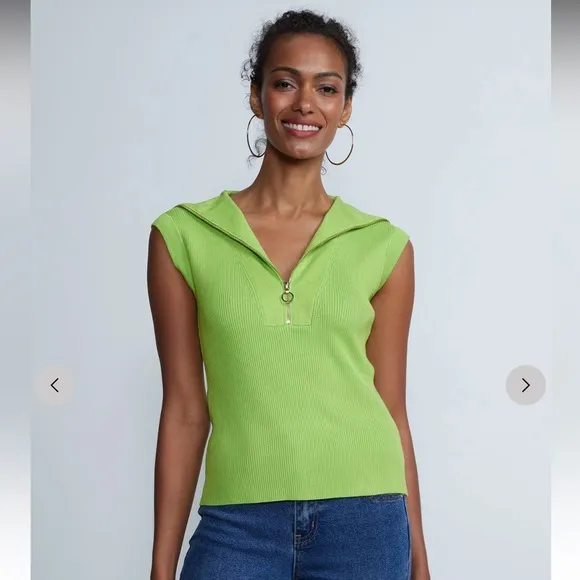 NY &amp; Co. NWT Half-Zipped Sweater size L