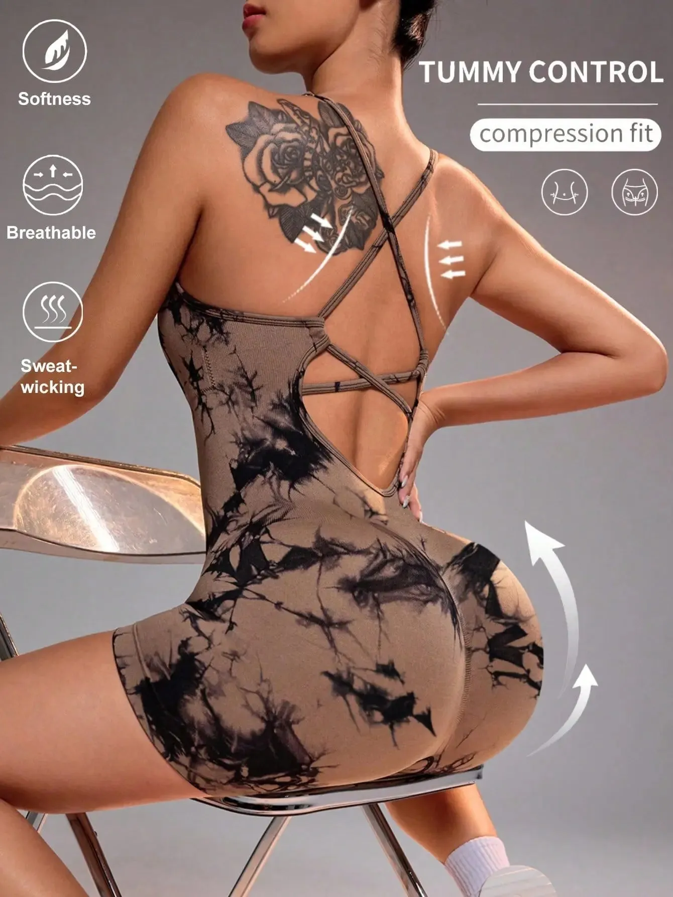 Obsidian Phoenix Women’s Bodycon Jumpsuit