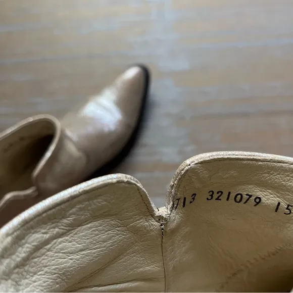 Old Gringo OG Gold Ankle Cowboy Boots Western Rodeo NFR Cowgirl Womens 7.5