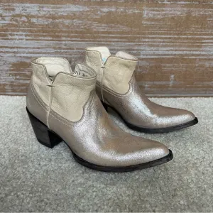 Old Gringo OG Gold Ankle Cowboy Boots Western Rodeo NFR Cowgirl Womens 7.5