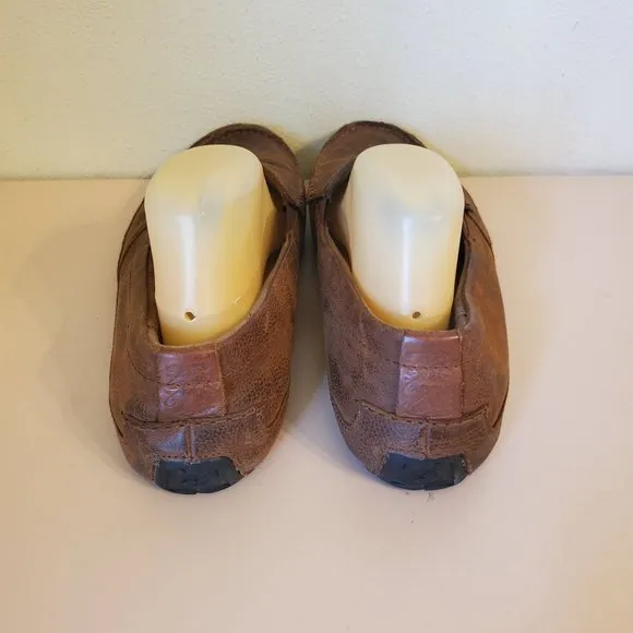 Olukai 12 Brown Leather Loafers Driving Shoes Derby Comfort Moc Toe Akepa Moc