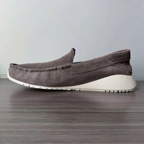 OluKai Ka'a Loafer Slip on Shoes Men's in Grey $140