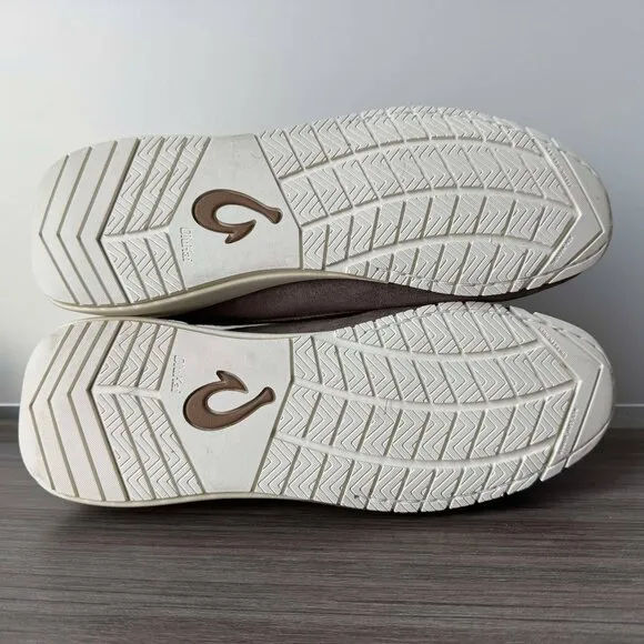 OluKai Ka'a Loafer Slip on Shoes Men's in Grey $140