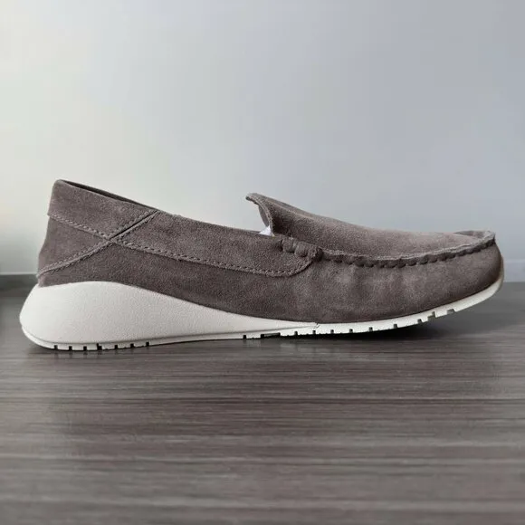 OluKai Ka'a Loafer Slip on Shoes Men's in Grey $140