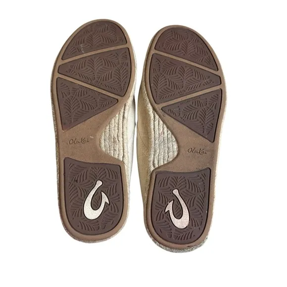 OluKai - Kaula Pa'a Kapa Convertible Espadrille Flat Sneakers Sz 7.5