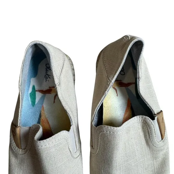 OluKai - Kaula Pa'a Kapa Convertible Espadrille Flat Sneakers Sz 7.5