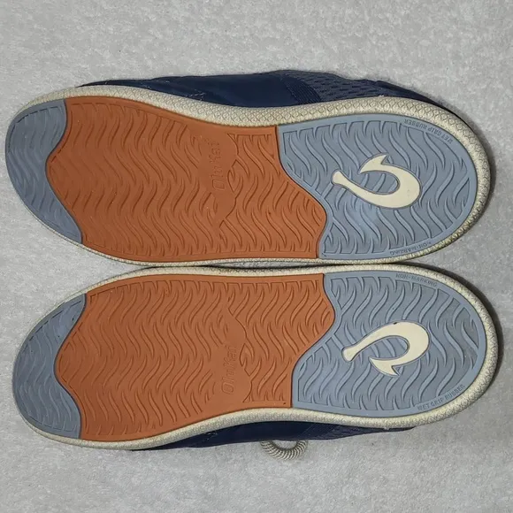 OluKai Mahiki Faux Shearling Sherpa Slip On Shoes Size 10 Women's