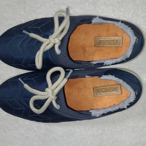 OluKai Mahiki Faux Shearling Sherpa Slip On Shoes Size 10 Women's