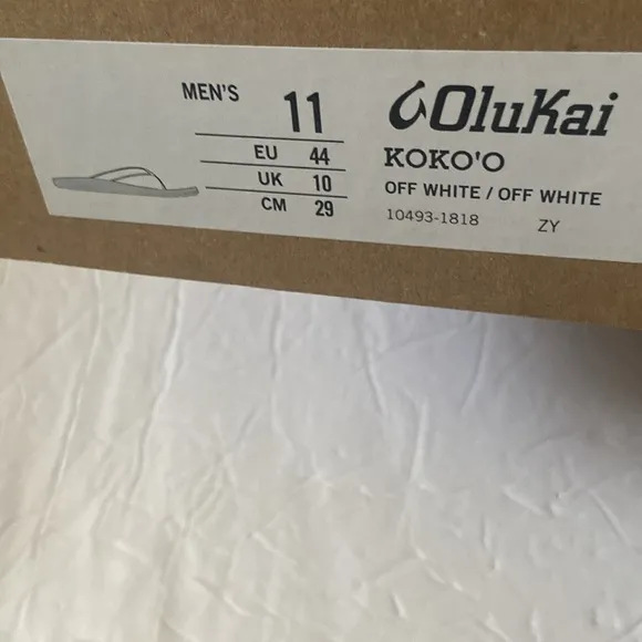 Olukai men’s off white koko’o sandals