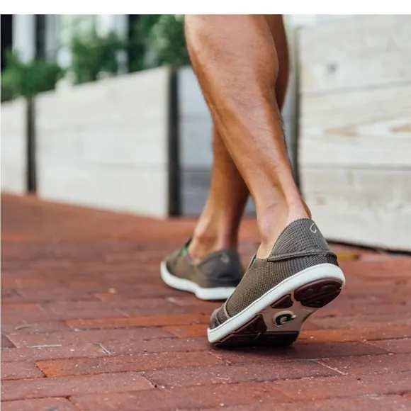 Olukai Nohea Mesh Men’s Slip On Casual Shoes