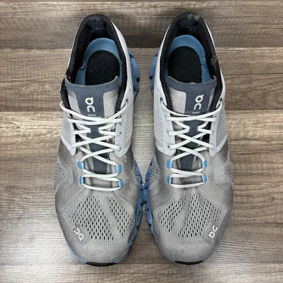 On Cloud X 2 Gray Blue Mens US Size 10 EUR 44 40.99038 Running Shoes