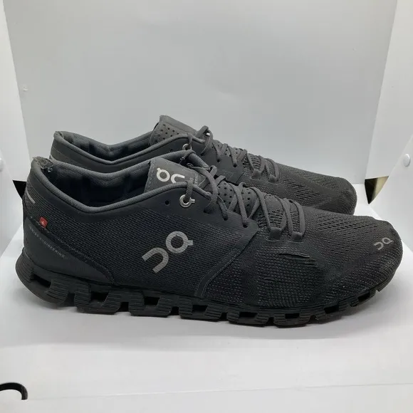 On Cloud X 3 Shift Mens Size 12.5 Black Gray Running Shoes Sneaker