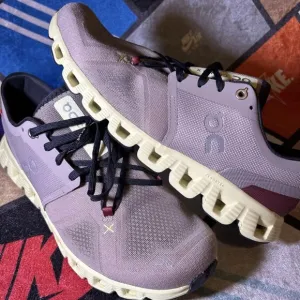 On Cloud X3 Running Shoes Size11.5 for Men’s in Fog and Hay